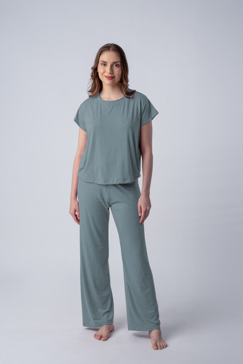 Willow Lucy Butter-Soft Cotton Knit Women's Pajama Set