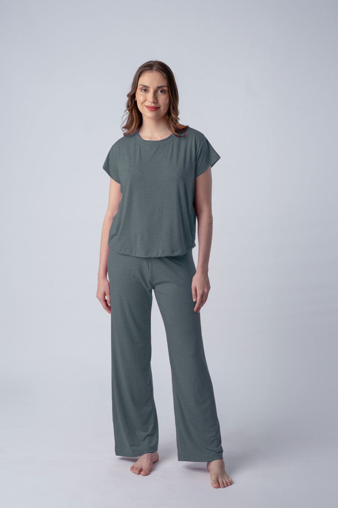 Willow Lucy Butter-Soft Cotton Knit Women's Pajama Set