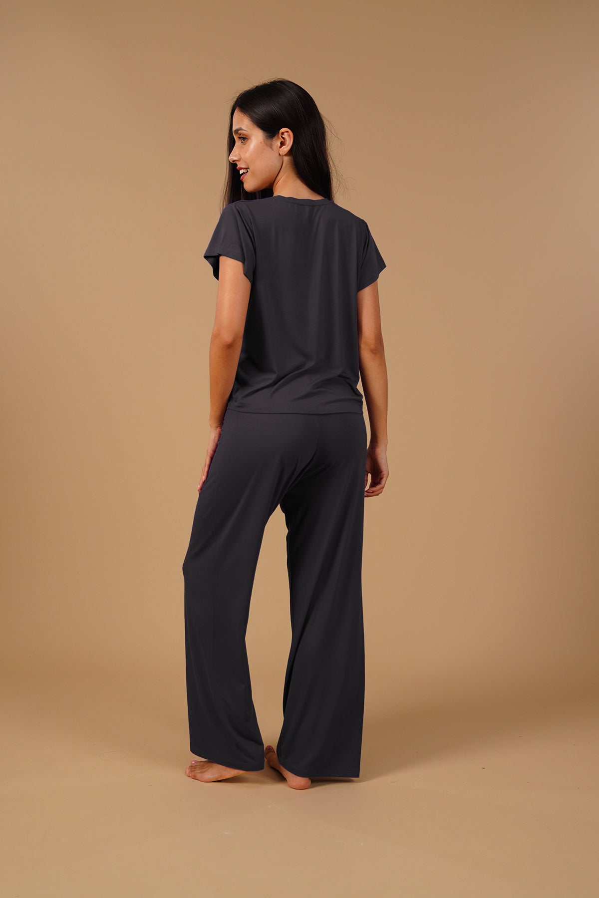 Moon Grey Lucy Butter-Soft Modal Knit Women's Pajama Set