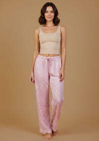 Rachel Leopard Printed Viscose Twill Women's Pajama