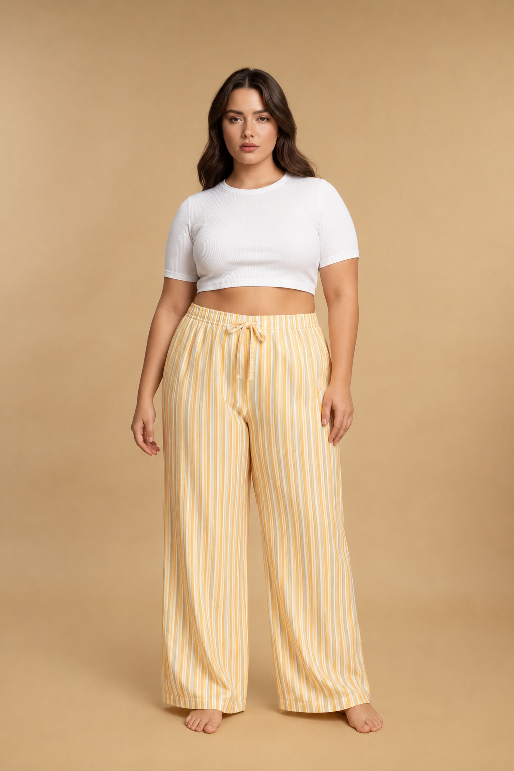 Honey Stripe Women's Viscose Pajama