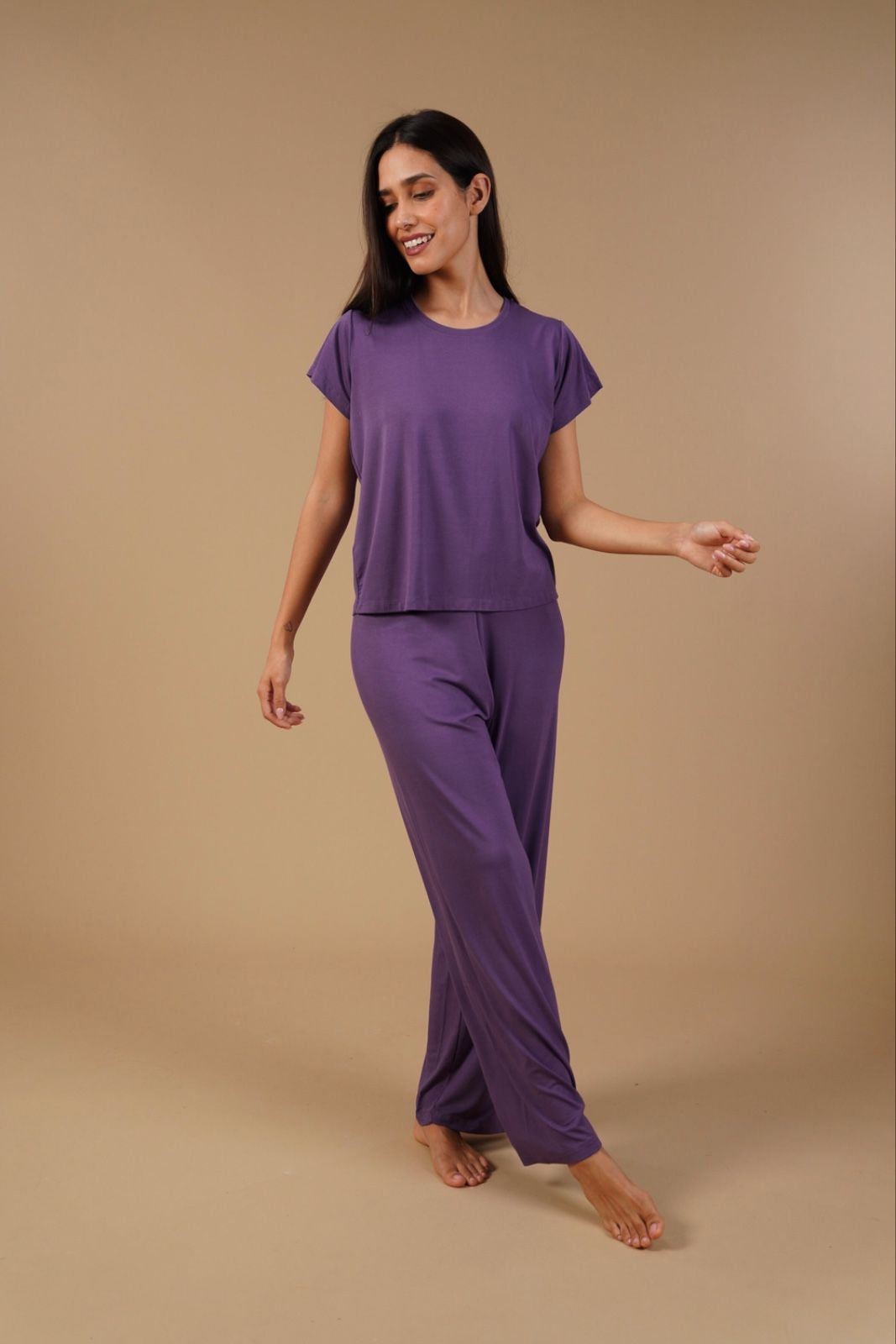 Lavender Lucy Butter-Soft Modal Knit Women's Pajama Set