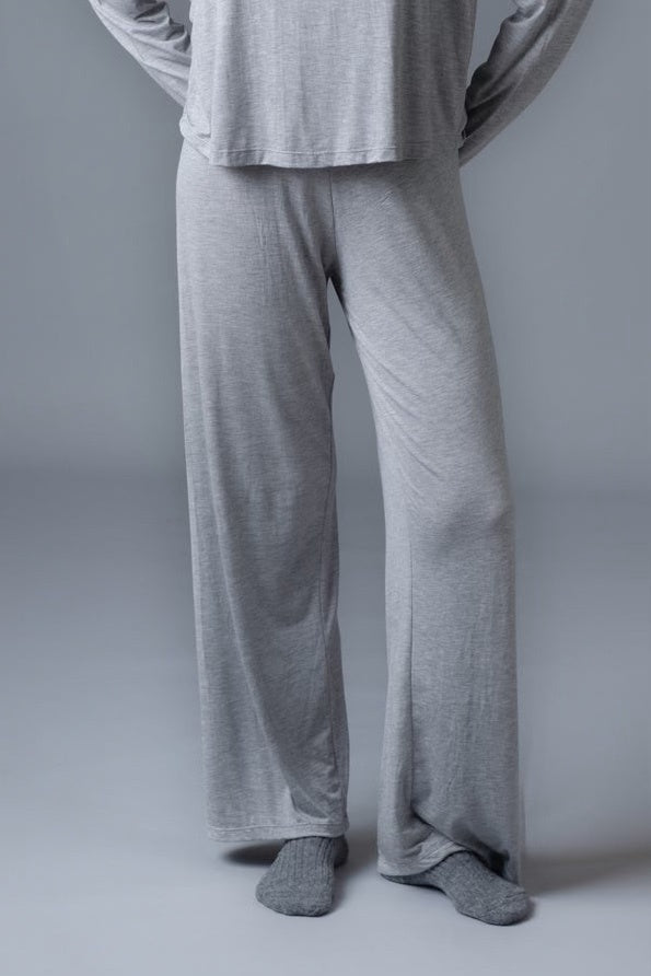Grey  Butter-Soft Viscose Knit Women's Pajama