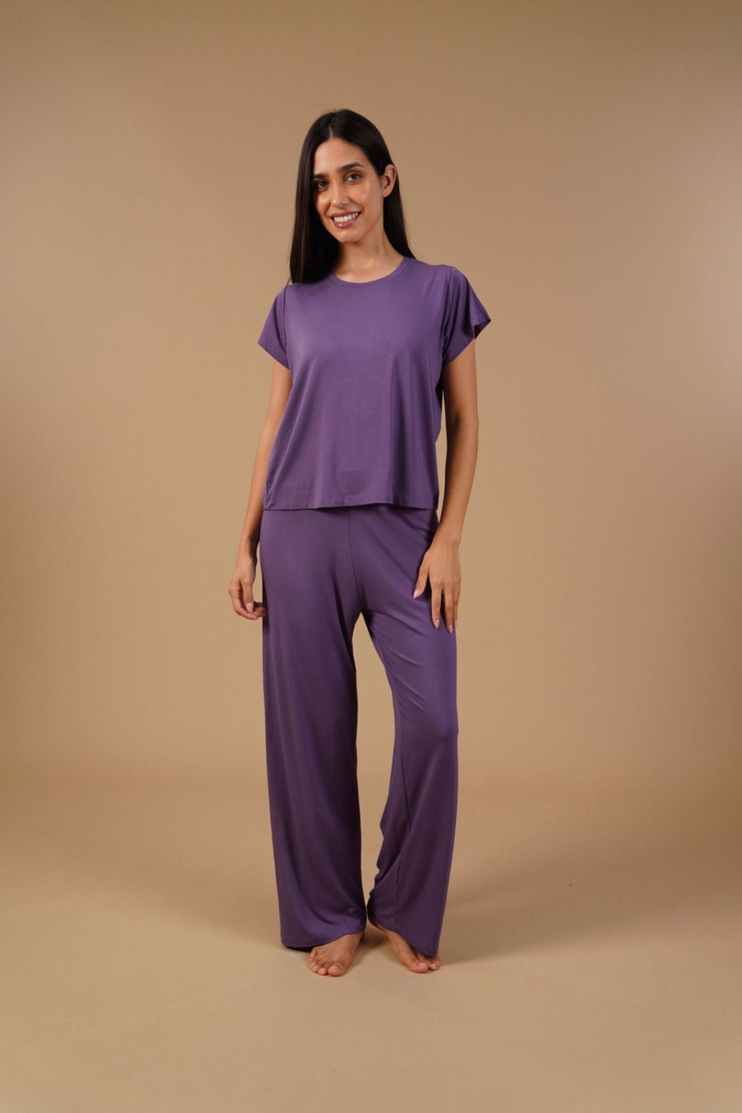 Lavender Lucy Butter-Soft Modal Knit Women's Pajama Set