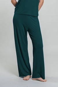 Bottle Green  Butter-Soft Bamboo Knit Women's Pajama