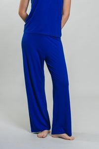 Royal Blue Butter-Soft Cotton Knit Women's Pajama