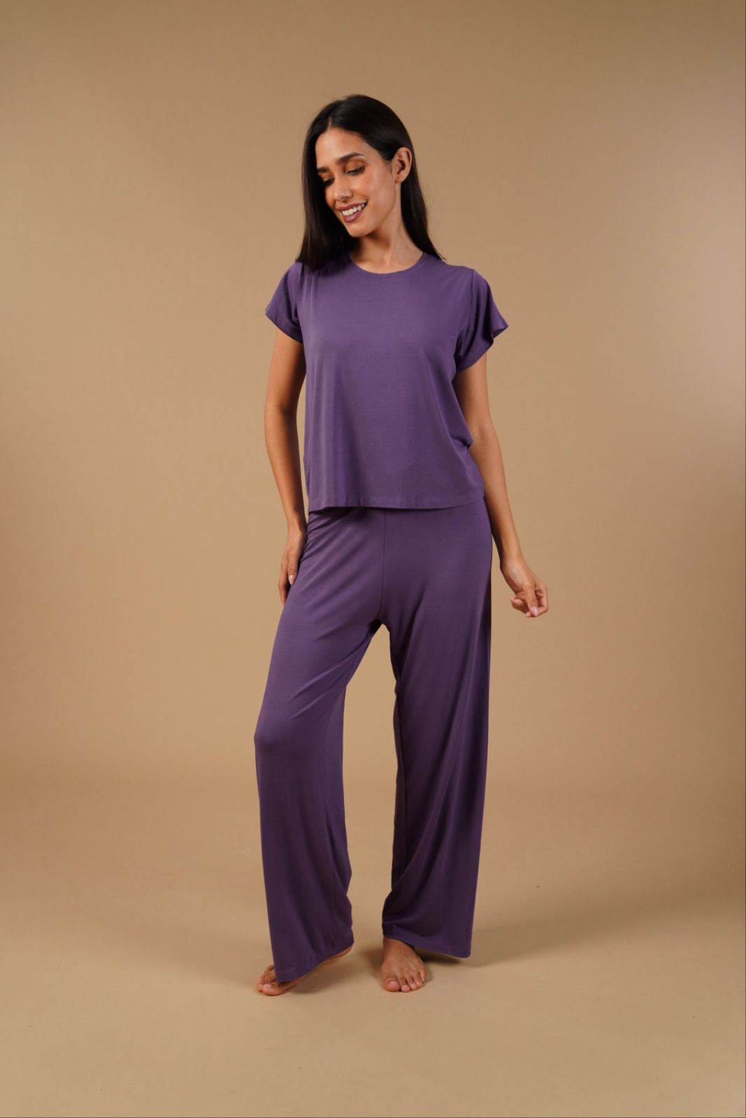 Lavender Lucy Butter-Soft Modal Knit Women's Pajama Set
