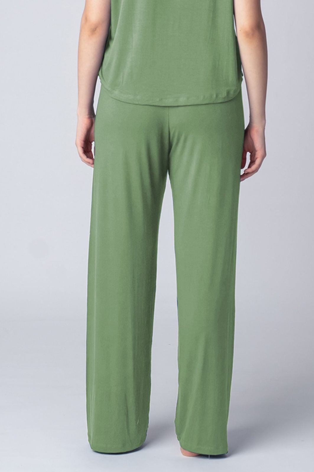 Pear Green Butter-Soft Viscose Knit Women's Pajama