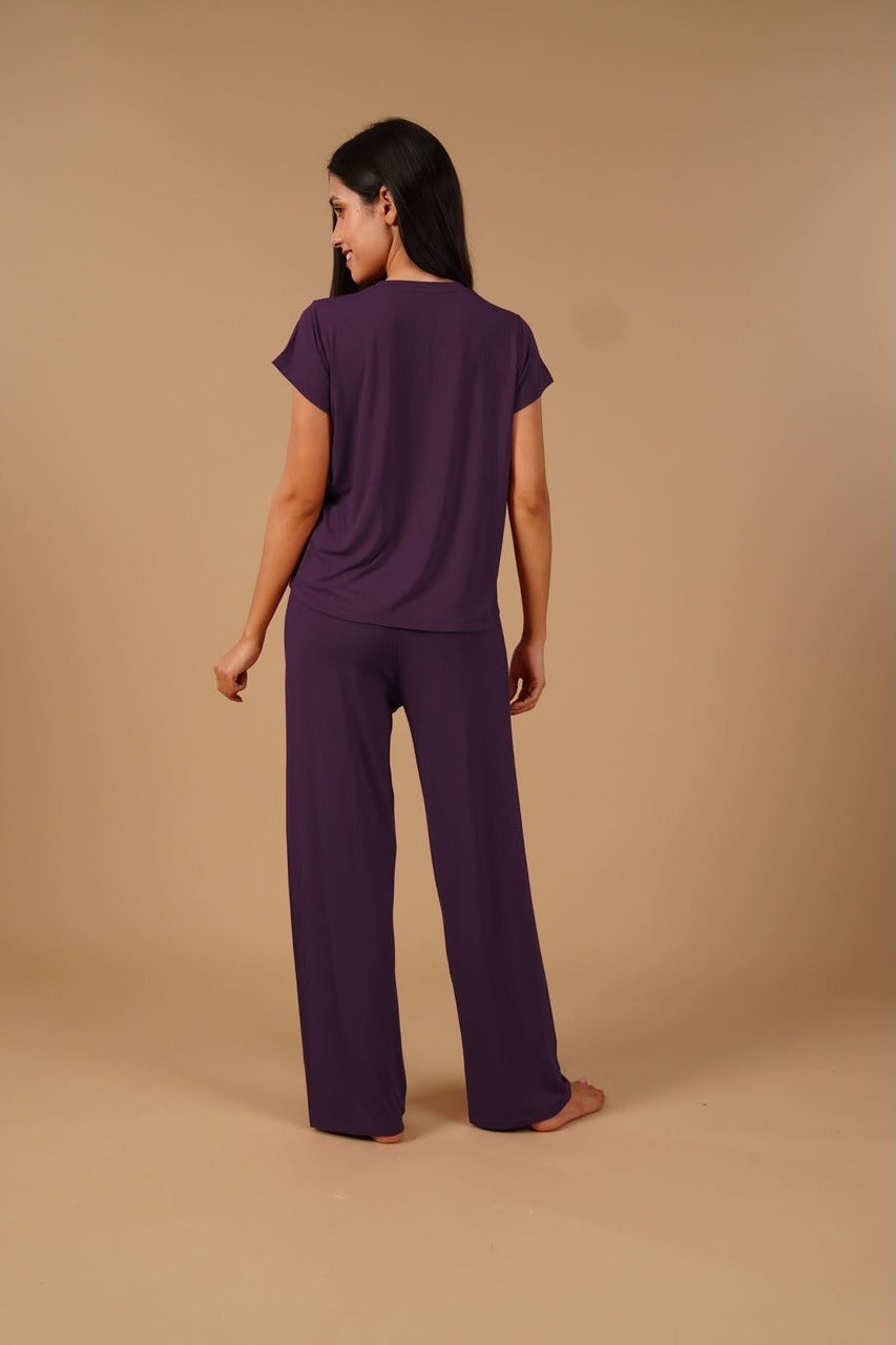 Violet Lucy Butter-Soft Modal Knit Women's Pajama Set