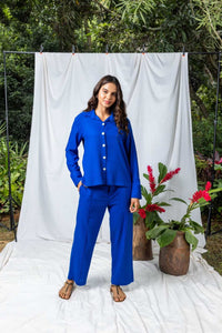 Out of the Blue Linen Women's Lounge Pants