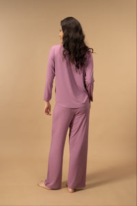 Orchid Lucy Butter-Soft Modal Knit Women's Pajama Set - Full Sleeves