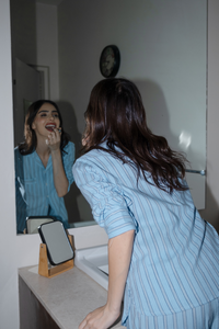 Boyfriend Stripe Cotton Women's Pajama Set