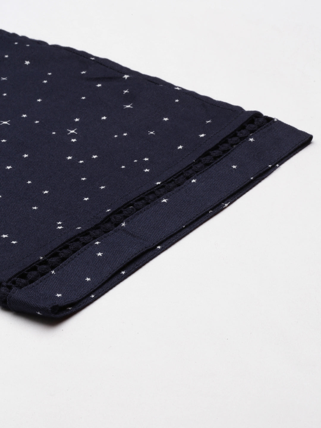 Starlight Blue Printed Cotton Twill Women's Pajama