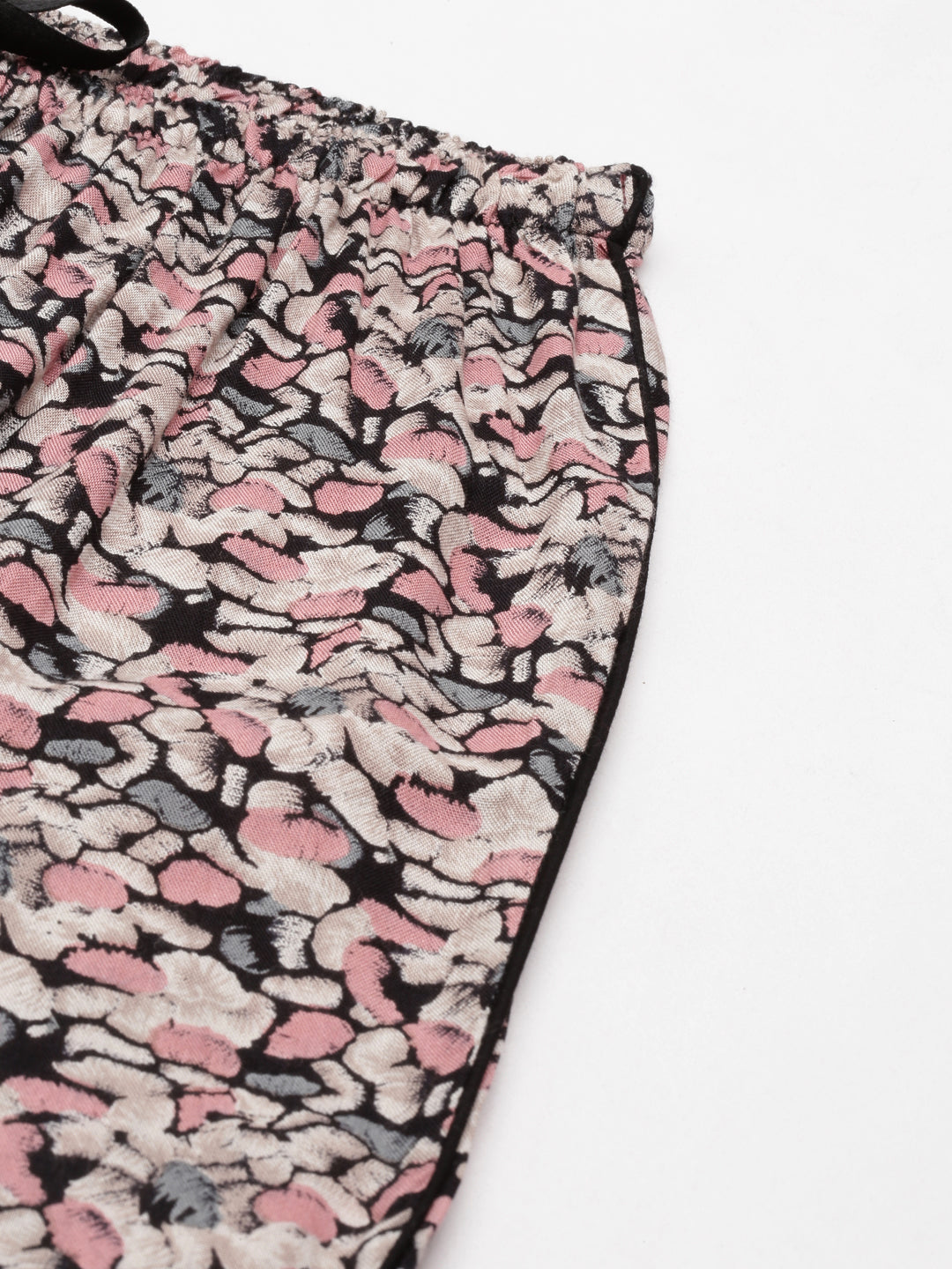 Multicolored Cotton Blend Women's Pajama