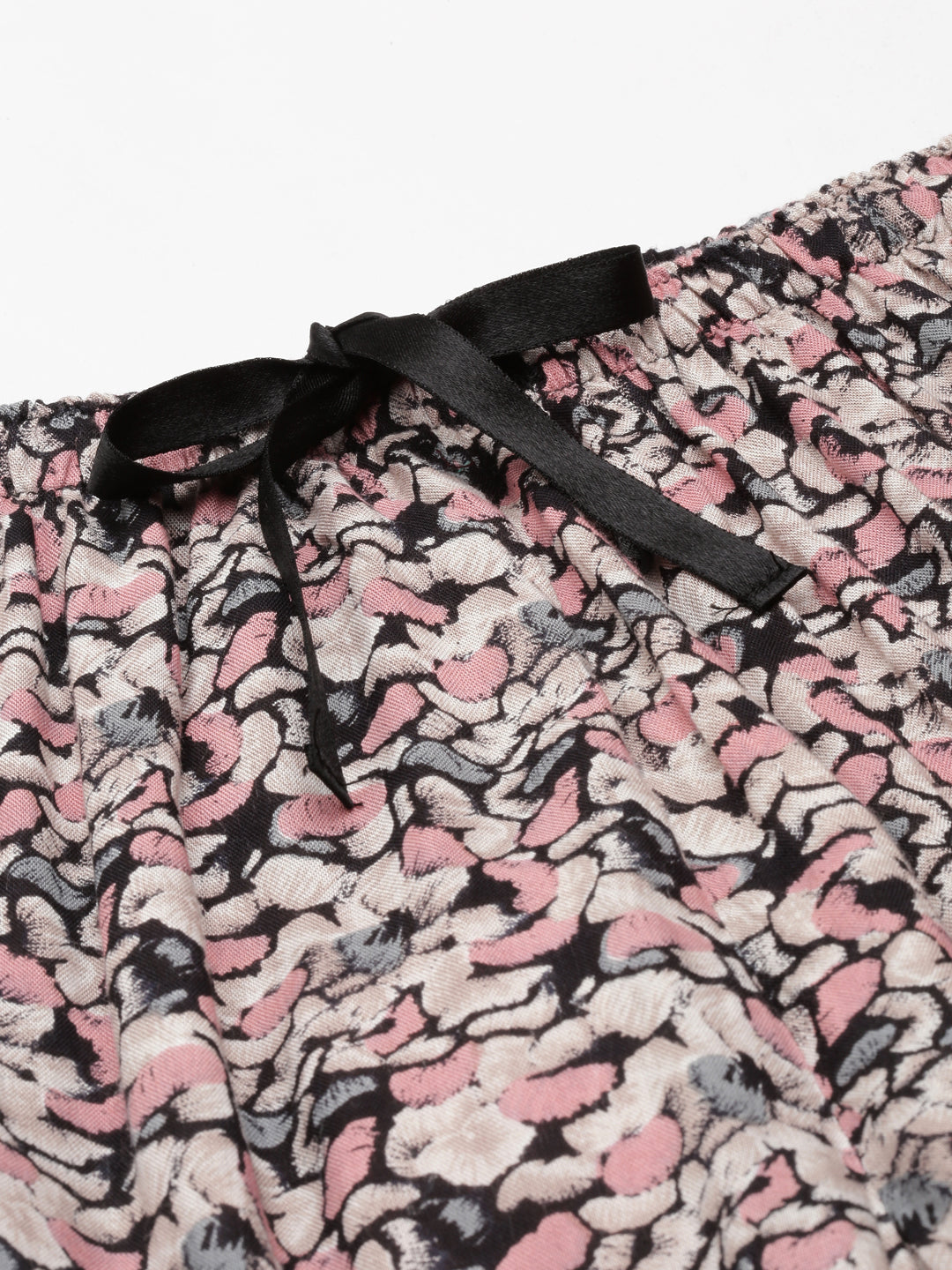 Multicolored Cotton Blend Women's Pajama