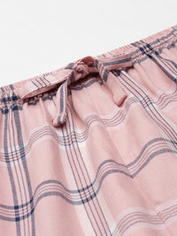 Pink Twill Cotton Women's Shorts