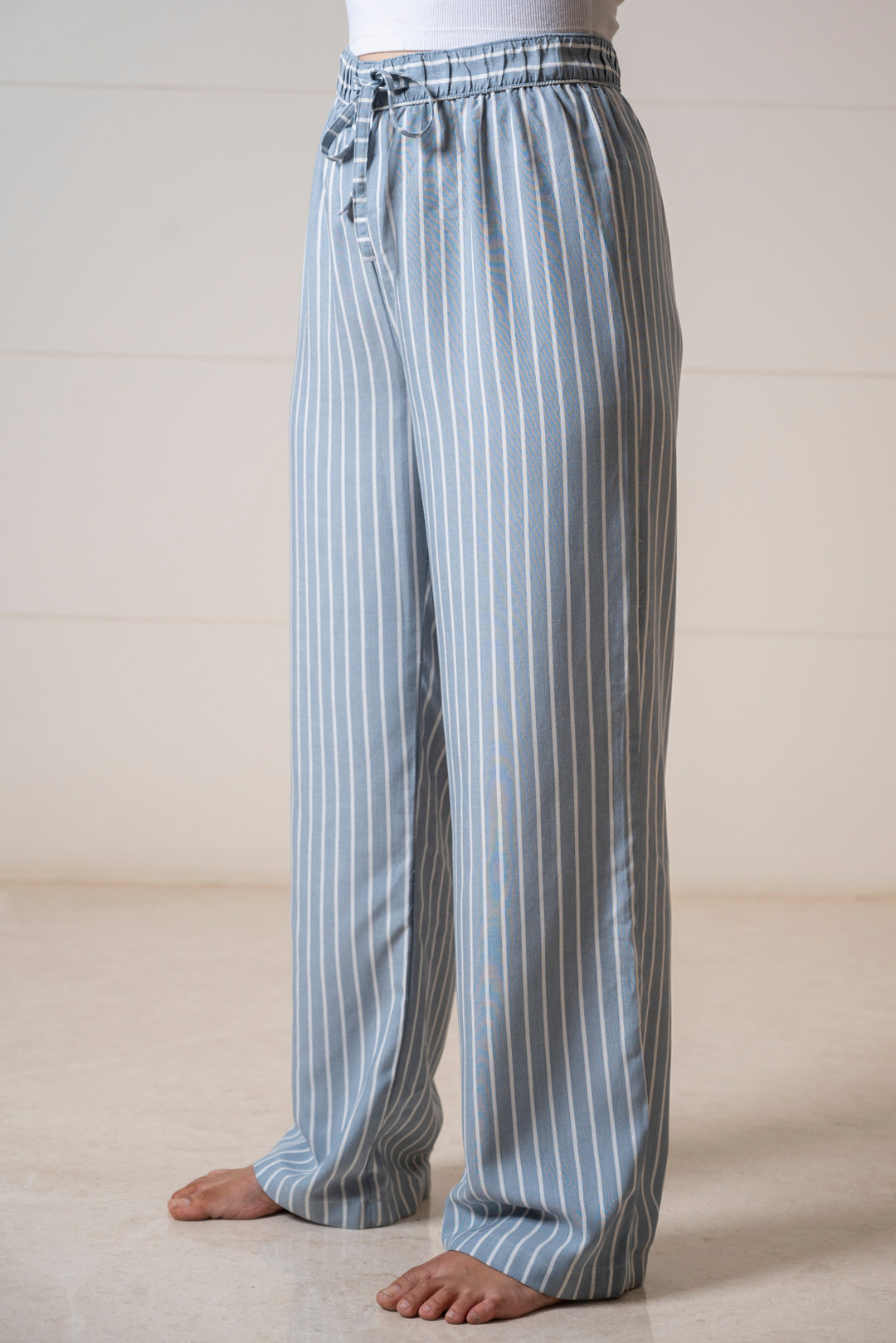 Womens blue striped online pyjamas