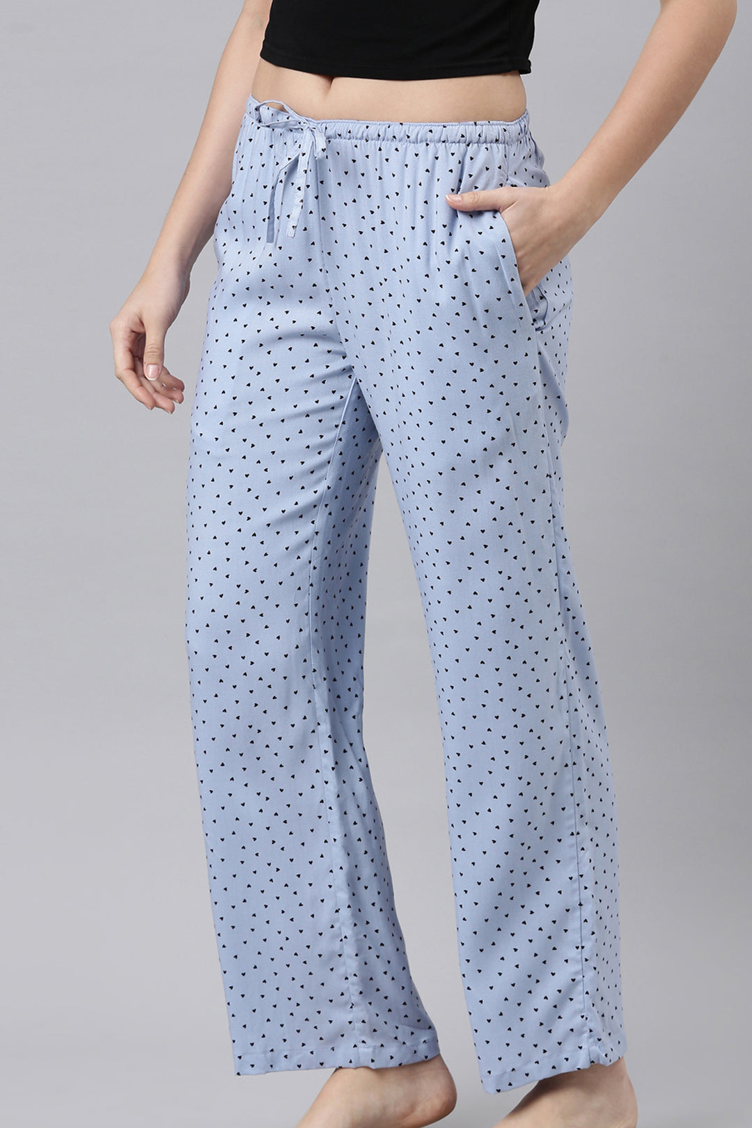 Blue Valentine Cotton Blend Women's Pajama